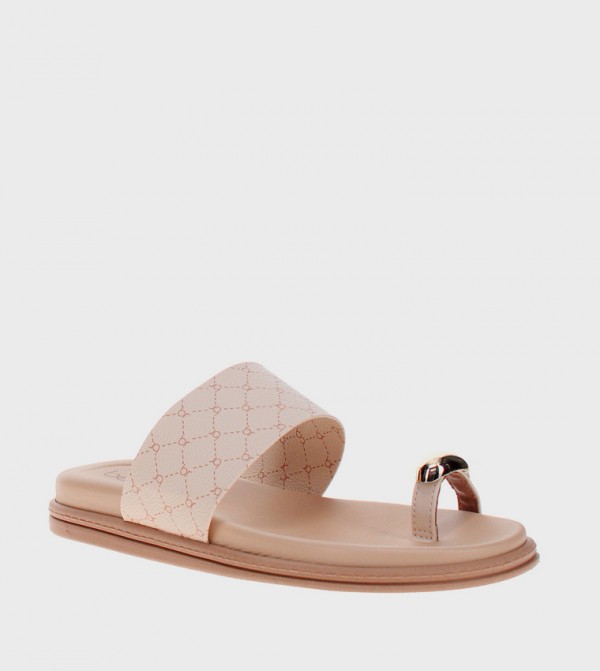 Beira Rio Beira Rio - Beige Flat Sandals