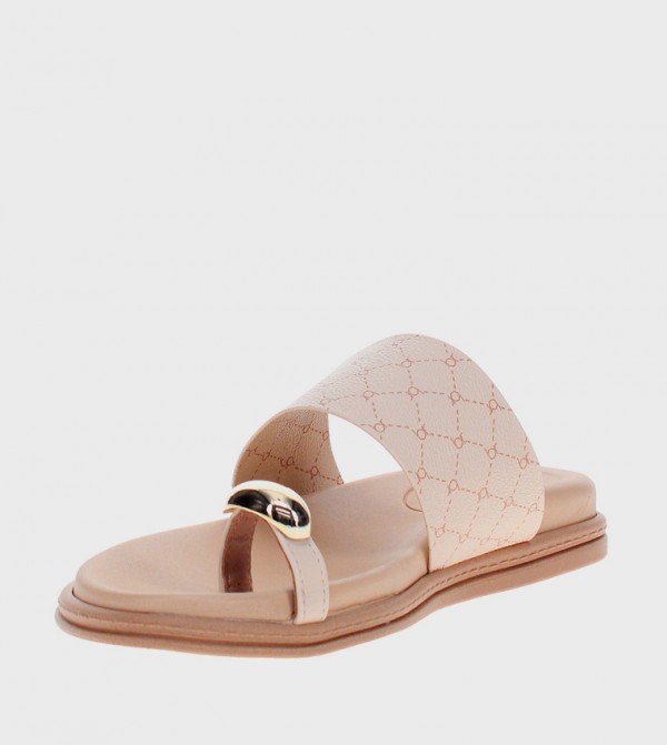 Beira Rio Beira Rio - Beige Flat Sandals