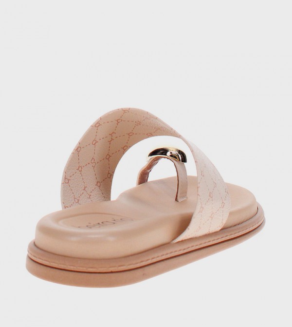 Beira Rio Beira Rio - Beige Flat Sandals