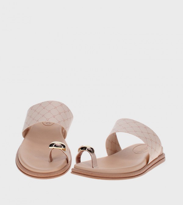 Beira Rio Beira Rio - Beige Flat Sandals