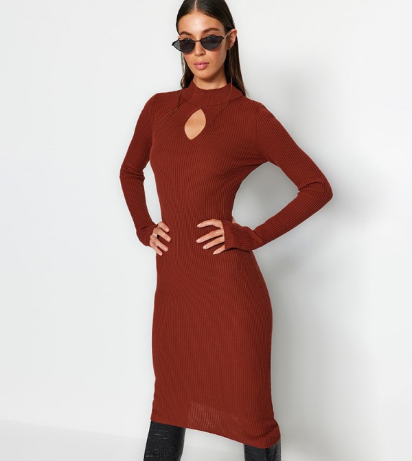 Trendyol  dd831b4f-3dfe-4bff-9299-4655949734af - Brown Casual Dresses