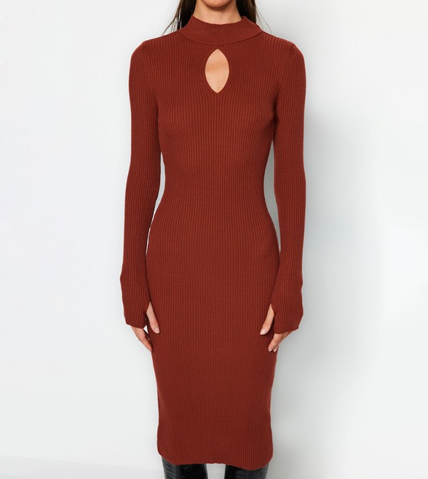 Trendyol  dd831b4f-3dfe-4bff-9299-4655949734af - Brown Casual Dresses