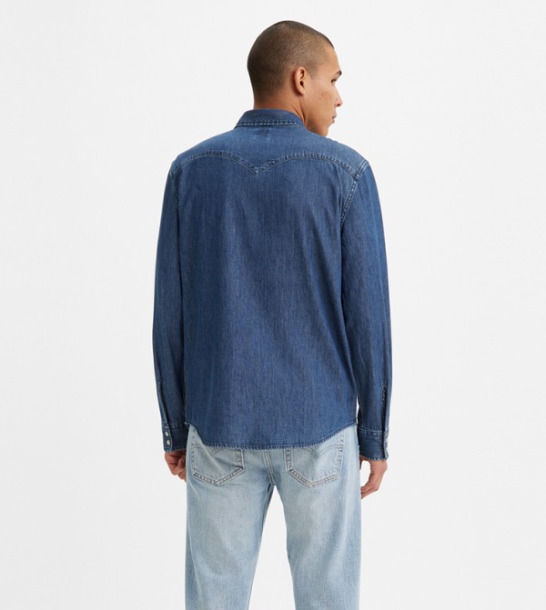 Levi's  Shirts - DARK INDIGO Long Sleeves
