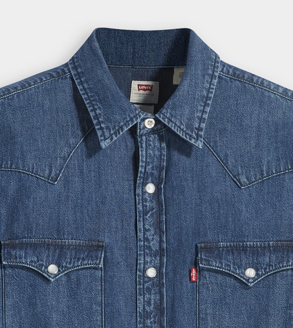Levi's  Shirts - DARK INDIGO Long Sleeves