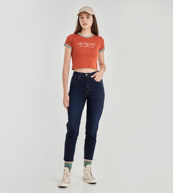 Levi's Clothing - DARK INDIGO Boyfriend jeans