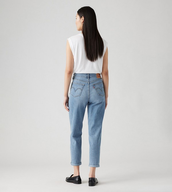 ليفايز ليفايز - أزرق Boyfriend jeans