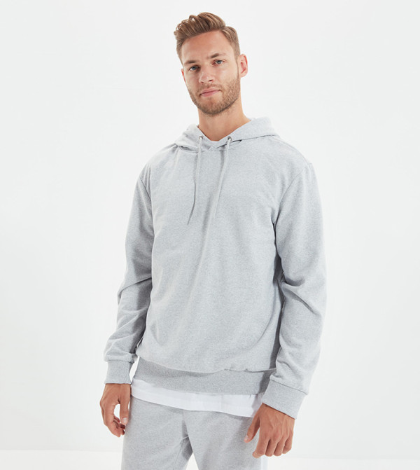Trendyol Trendyol  - Grey Hoodies