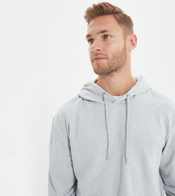 Trendyol Trendyol  - Grey Hoodies