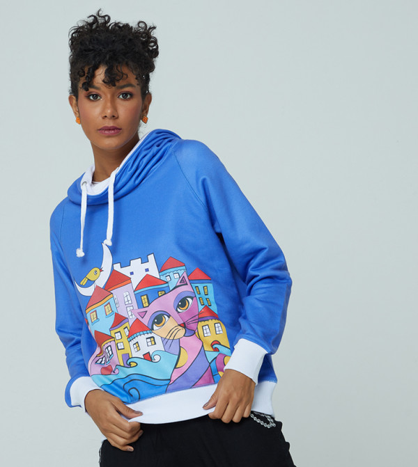 Biggdesign Biggdesign - Blue Hoodies