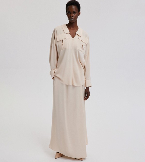 Touché Privé Touché Privé - Beige Co-Ord Set