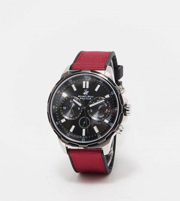 Beverly Hills Polo Club  Watches - Black Analog Watches