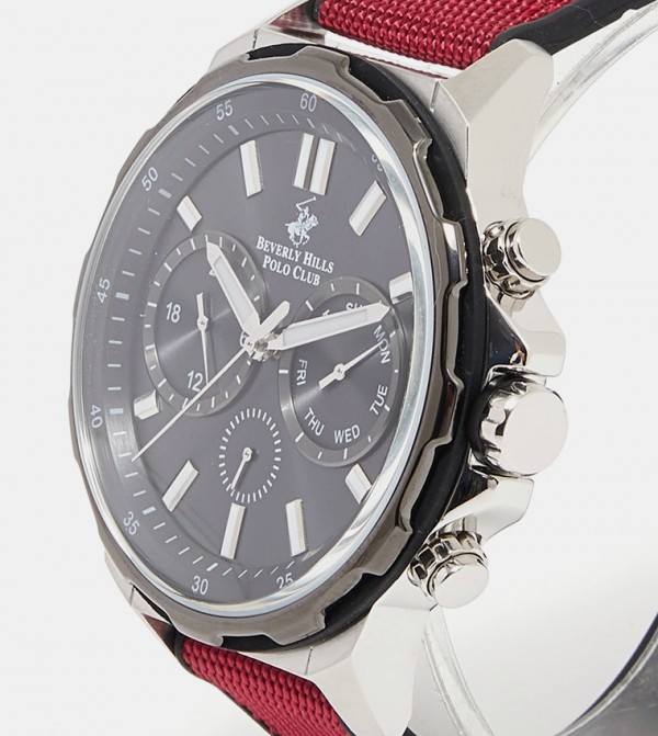 Beverly Hills Polo Club  Watches - Black Analog Watches