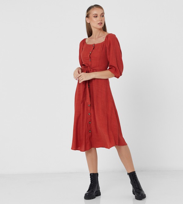 Trendyol evening wear - Brown Casual Dresses