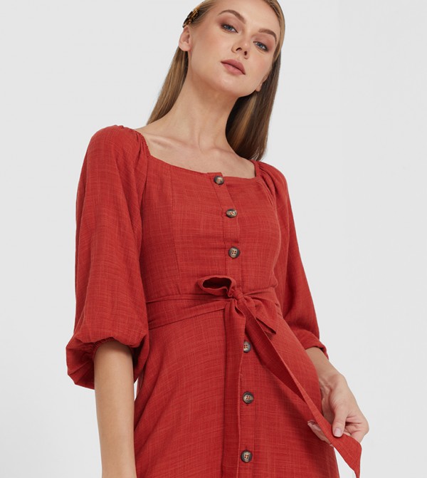 Trendyol evening wear - Brown Casual Dresses