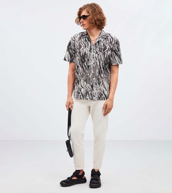 GRIMELANGE GRIMELANGE - Grey Casual Shirts