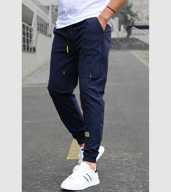 Madmext  - Navy Track Pants/Joggers