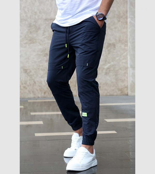 Madmext  - Navy Track Pants/Joggers