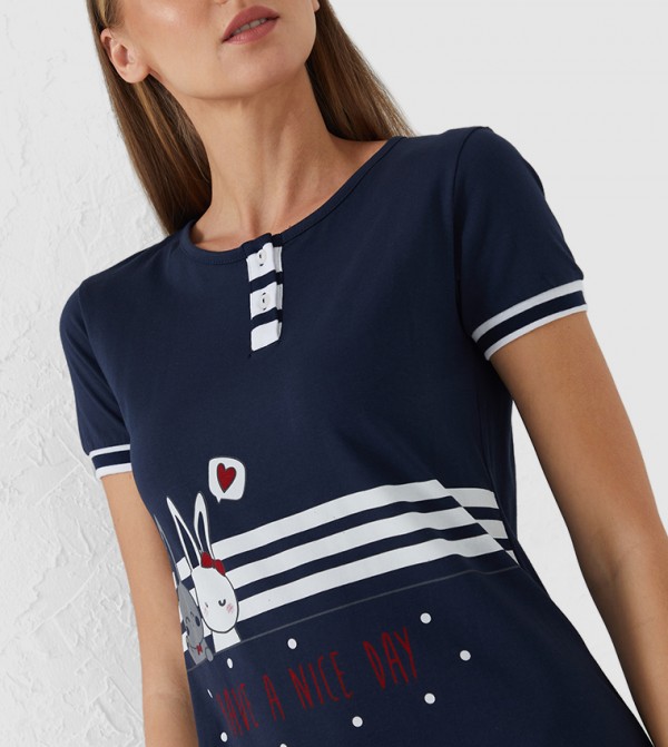 Trendyol Trendyol - Blue Sleepwear