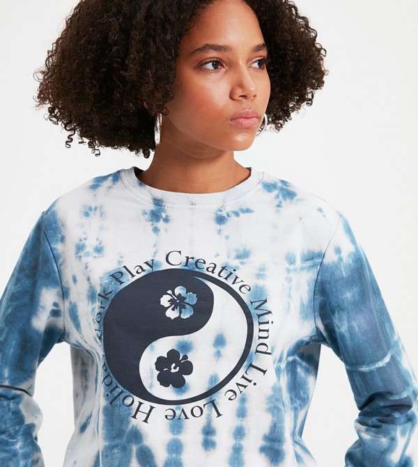 ترينديول ترينديول - أزرق Fashion Sweatshirt