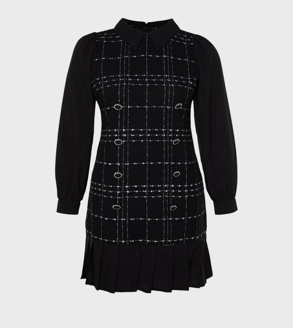 Trendyol - Outlet Plus Size - Black Dresses