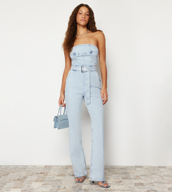 Trendyol - Outlet Jumpsuits - Blue Jumpsuits