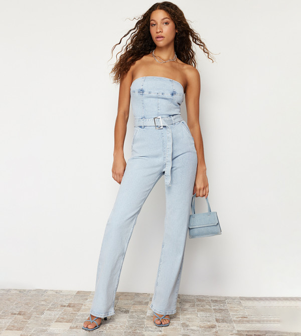 Trendyol - Outlet Jumpsuits - Blue Jumpsuits