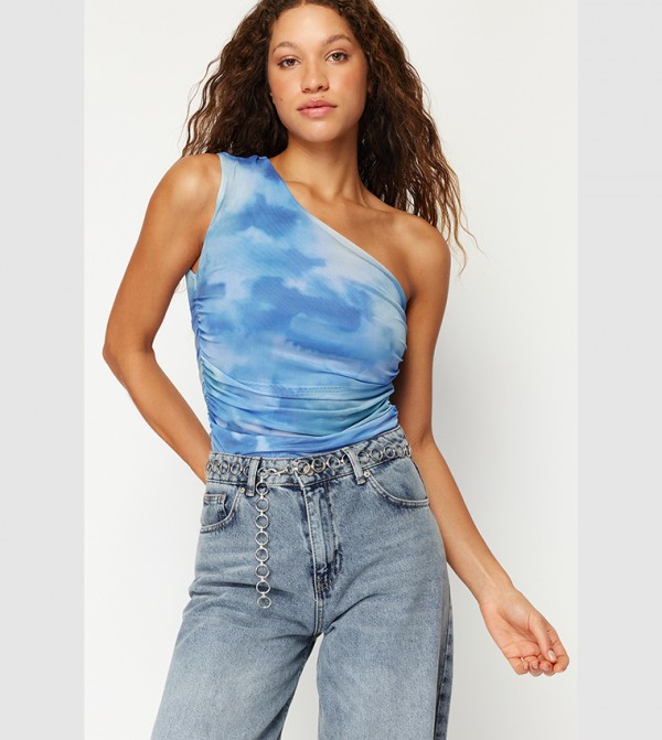 Trendyol  Clothing - Navy Tops & Blouses