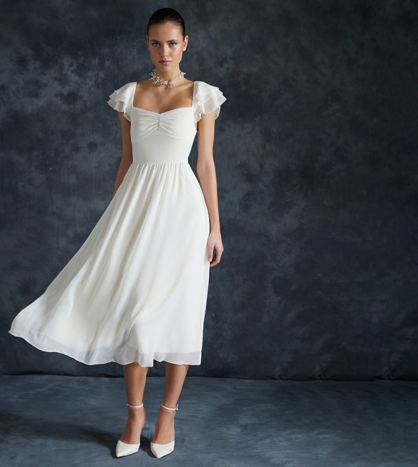 Trendyol  Dresses - White Midi Dresses