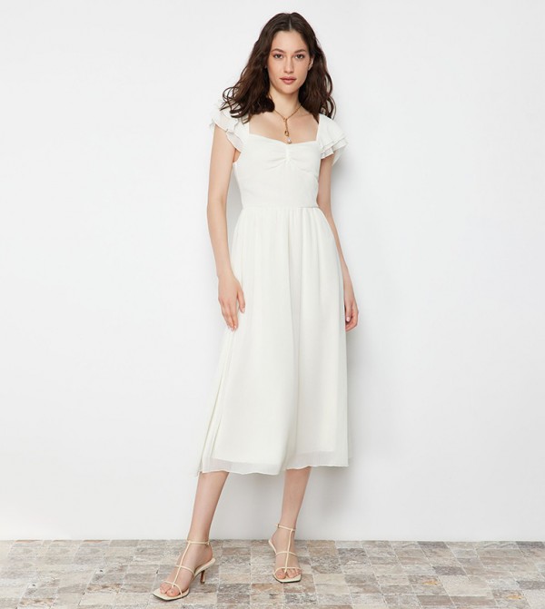 Trendyol  Dresses - White Midi Dresses