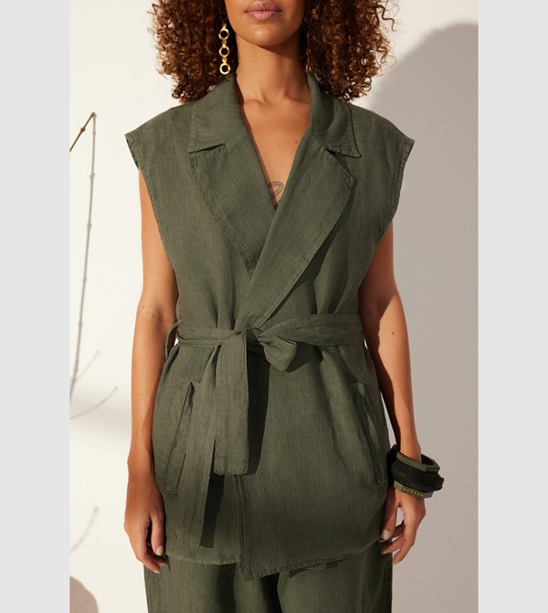Trendyol  Clothing - Green Waistcoats