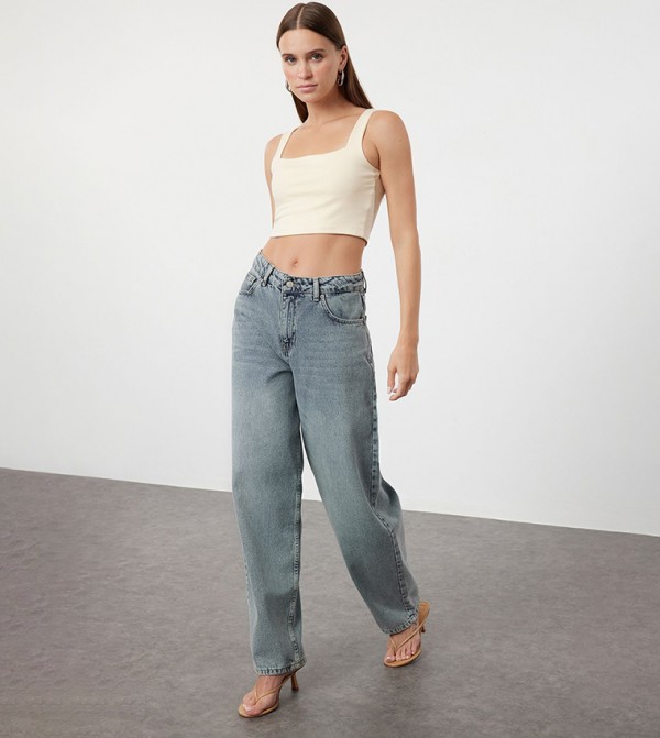 Trendyol Trendyol  - Beige Sleeveless Tops