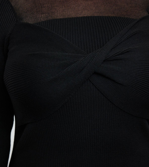 Trendyol - Outlet Plus Size - Black Dresses