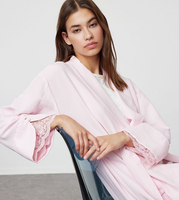 Trendyol - Outlet  Abayas - Pink Abayas