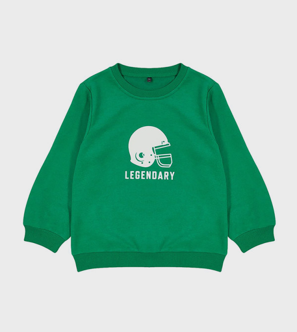 Trendyol - Green Sweatshirts