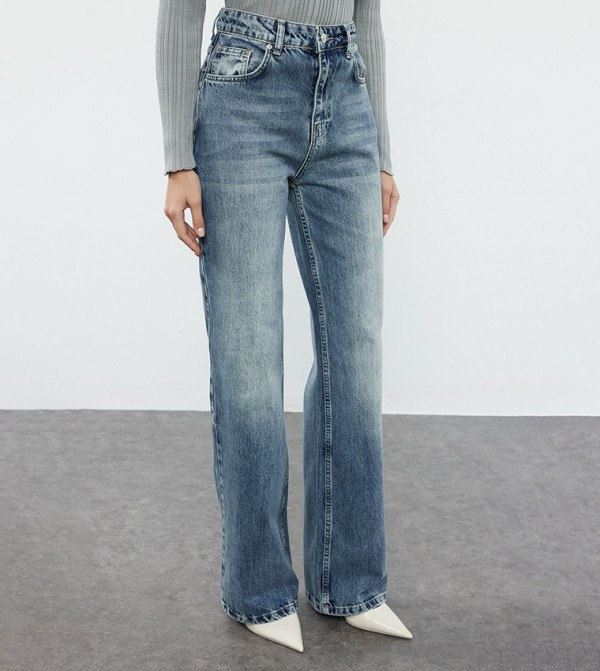 Trendyol Trendyol  - Blue Straight Jeans