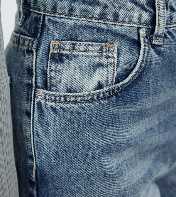 Trendyol Trendyol  - Blue Straight Jeans
