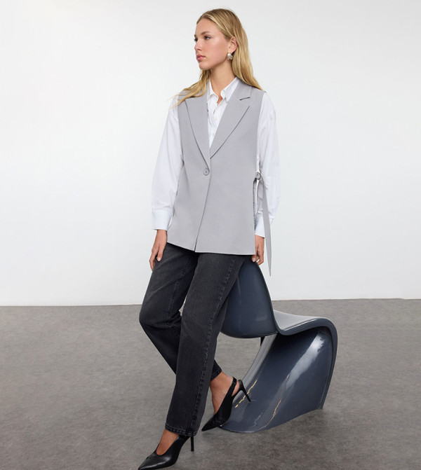 Trendyol Trendyol  - Grey Waistcoats