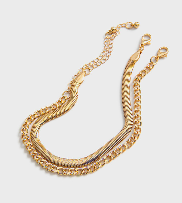 كوتون  مجوهرات - ذهبي أساور