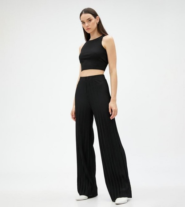 كوتون كوتون - أسود بناطيل عادية