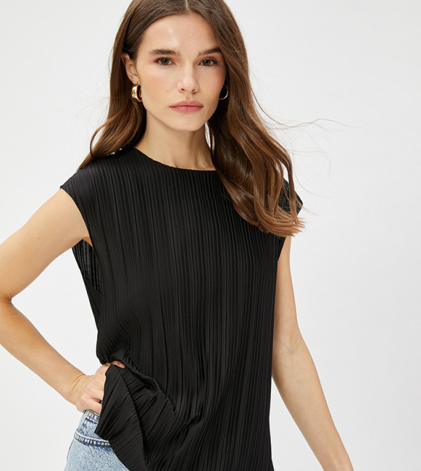 Koton  Clothing - Black Short Sleeve T-Shirts