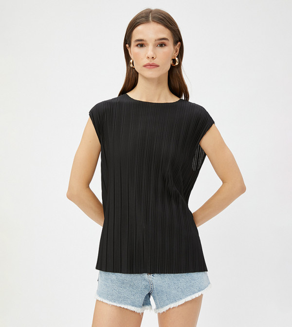 Koton  Clothing - Black Short Sleeve T-Shirts