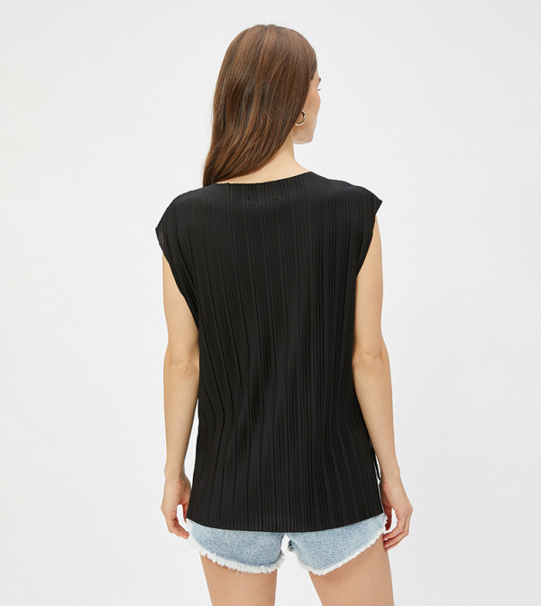 Koton  Clothing - Black Short Sleeve T-Shirts