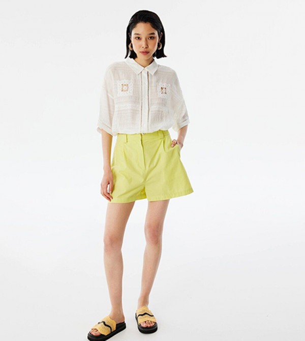 Twist - Outlet Twist - Outlet - Green Casual Shorts