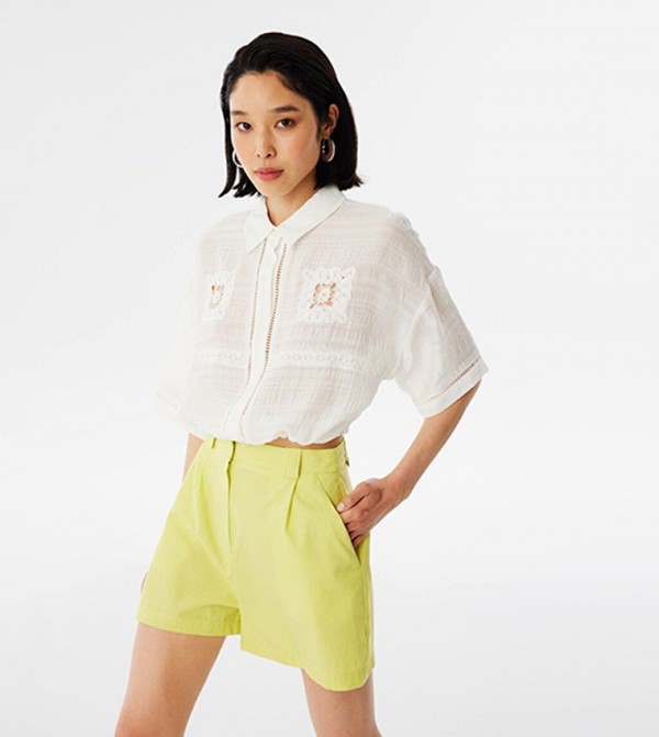Twist - Outlet Twist - Outlet - Green Casual Shorts