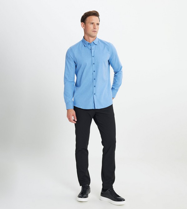 ALTINYILDIZ CLASSICS - Outlet  - Blue Long Sleeves