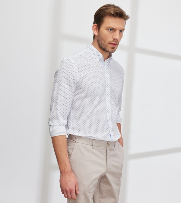 ALTINYILDIZ CLASSICS - Outlet  - White Long Sleeves