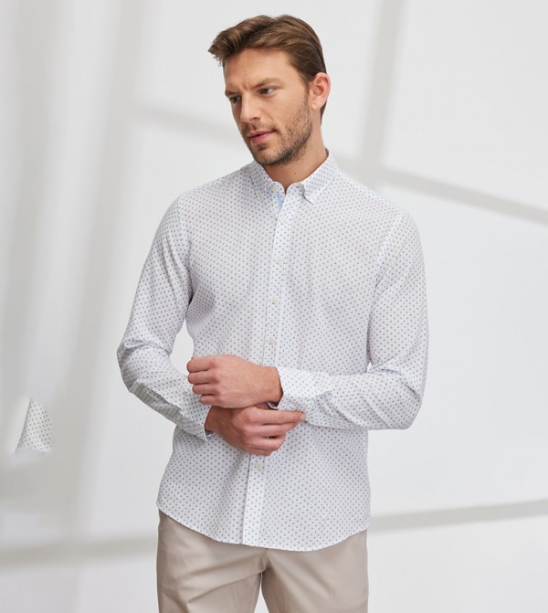 ALTINYILDIZ CLASSICS - Outlet  - White Long Sleeves