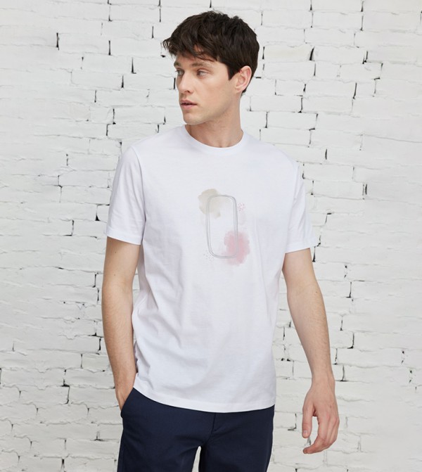 ALTINYILDIZ CLASSICS ALTINYILDIZ CLASSICS - White Casual T-Shirts