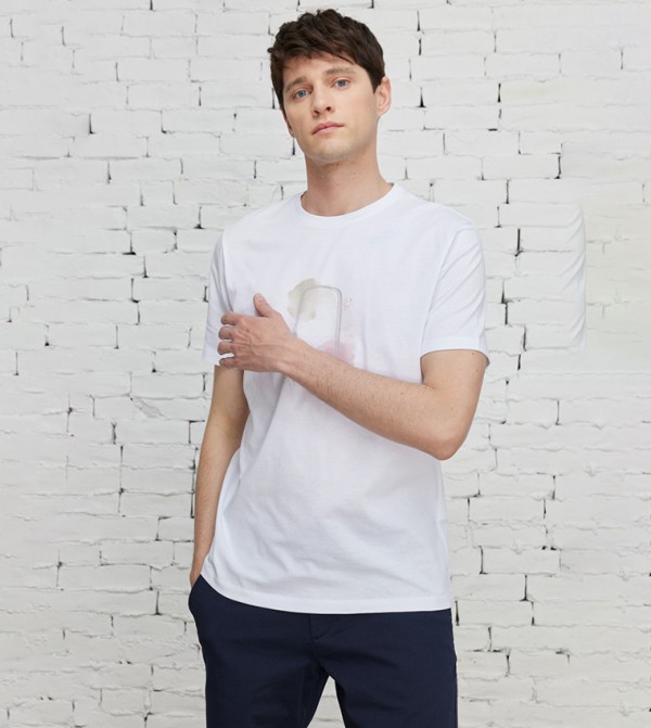 ALTINYILDIZ CLASSICS ALTINYILDIZ CLASSICS - White Casual T-Shirts