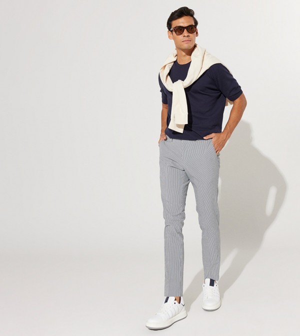 ALTINYILDIZ CLASSICS ALTINYILDIZ CLASSICS - NAVY BLUE Casual Pants